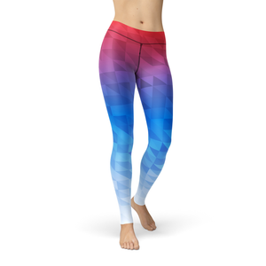 Leslie Mixed Triangles - Luxy Leggings